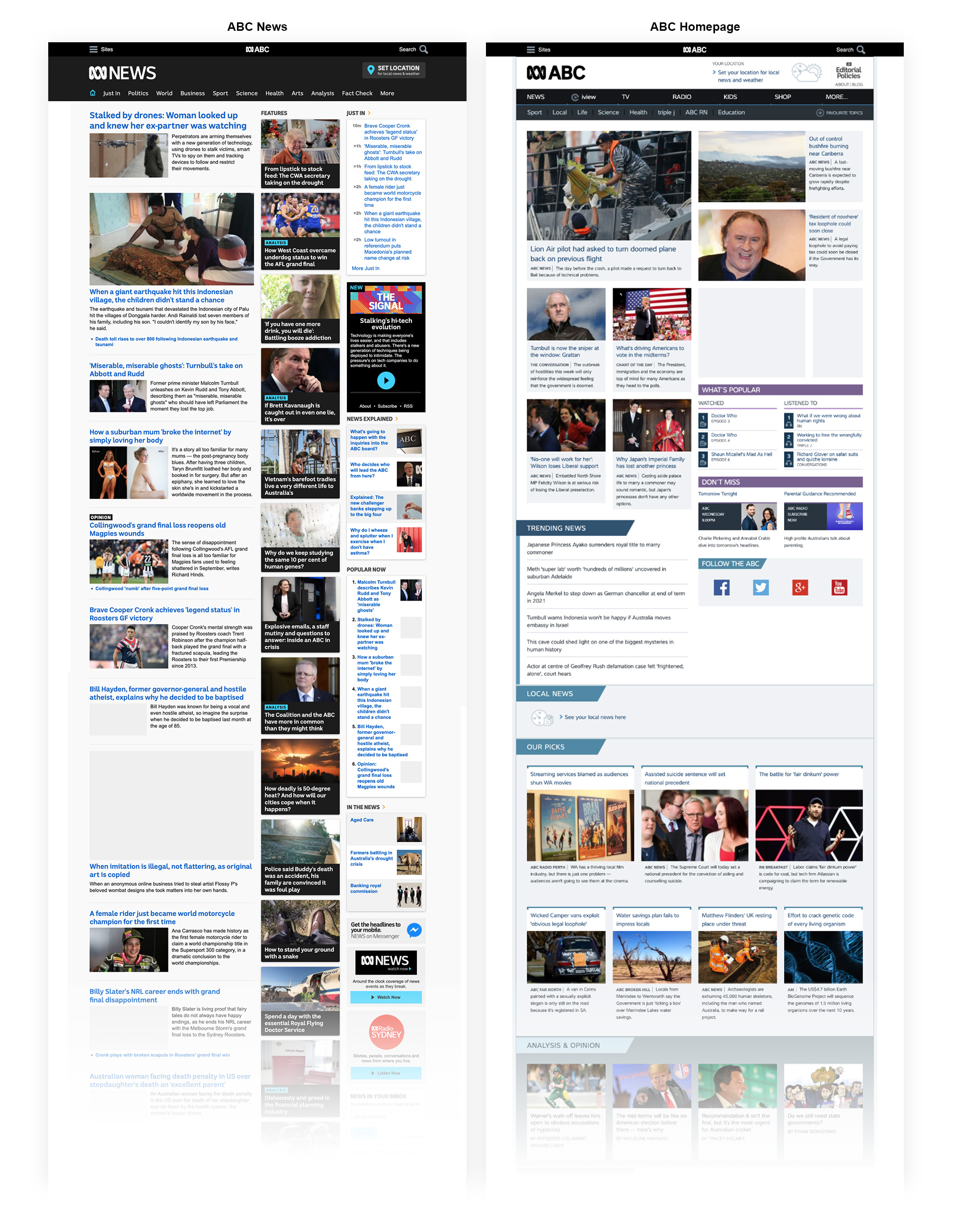 ABC Homepage