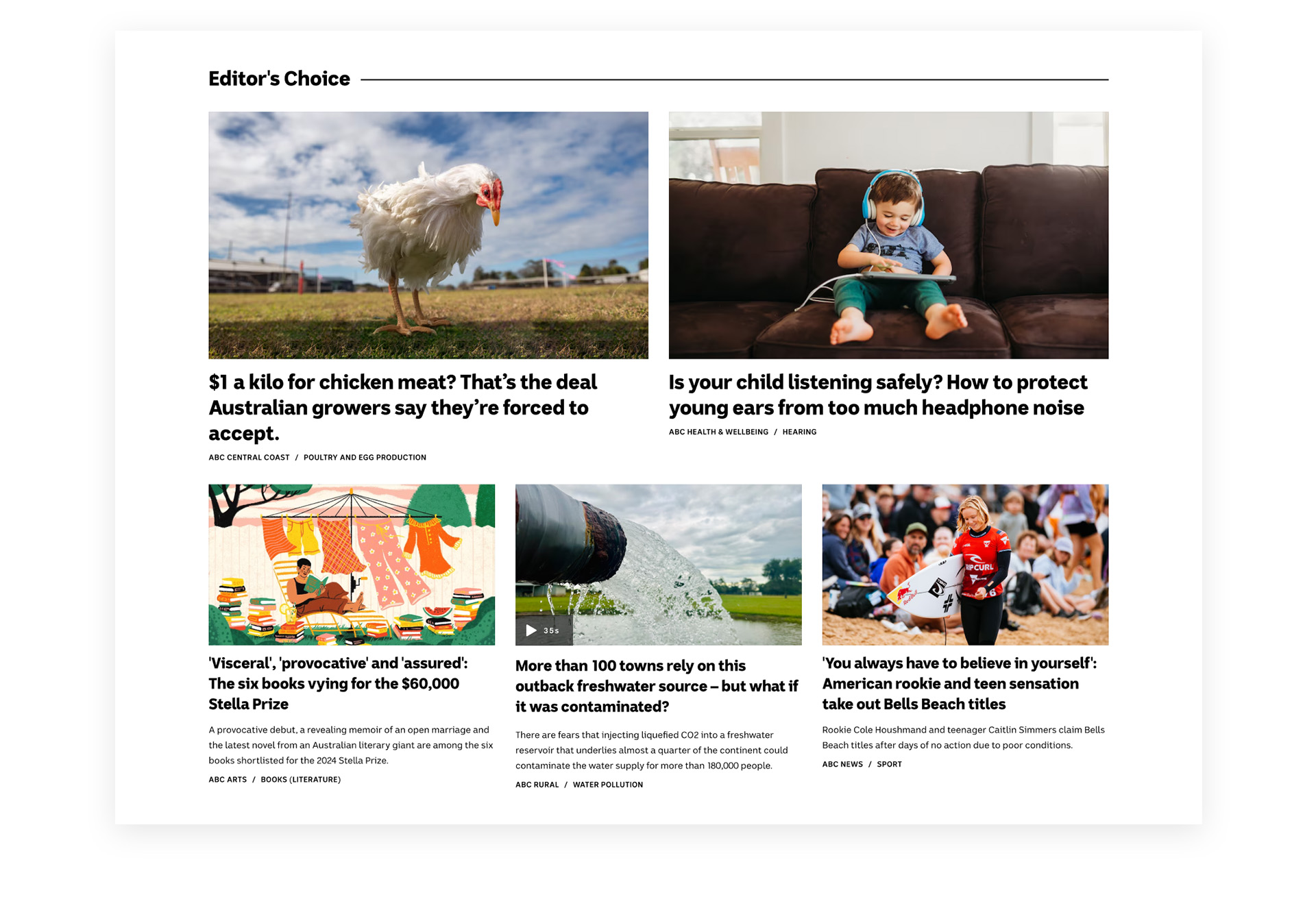 ABC Homepage