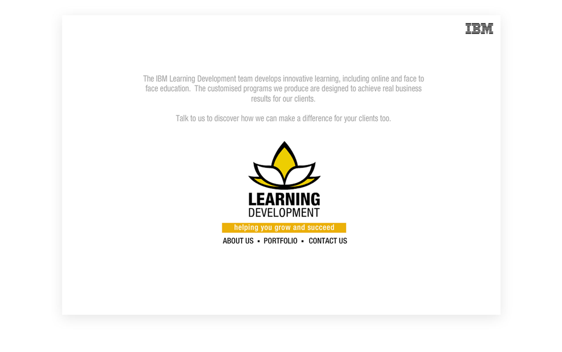 Learning Development